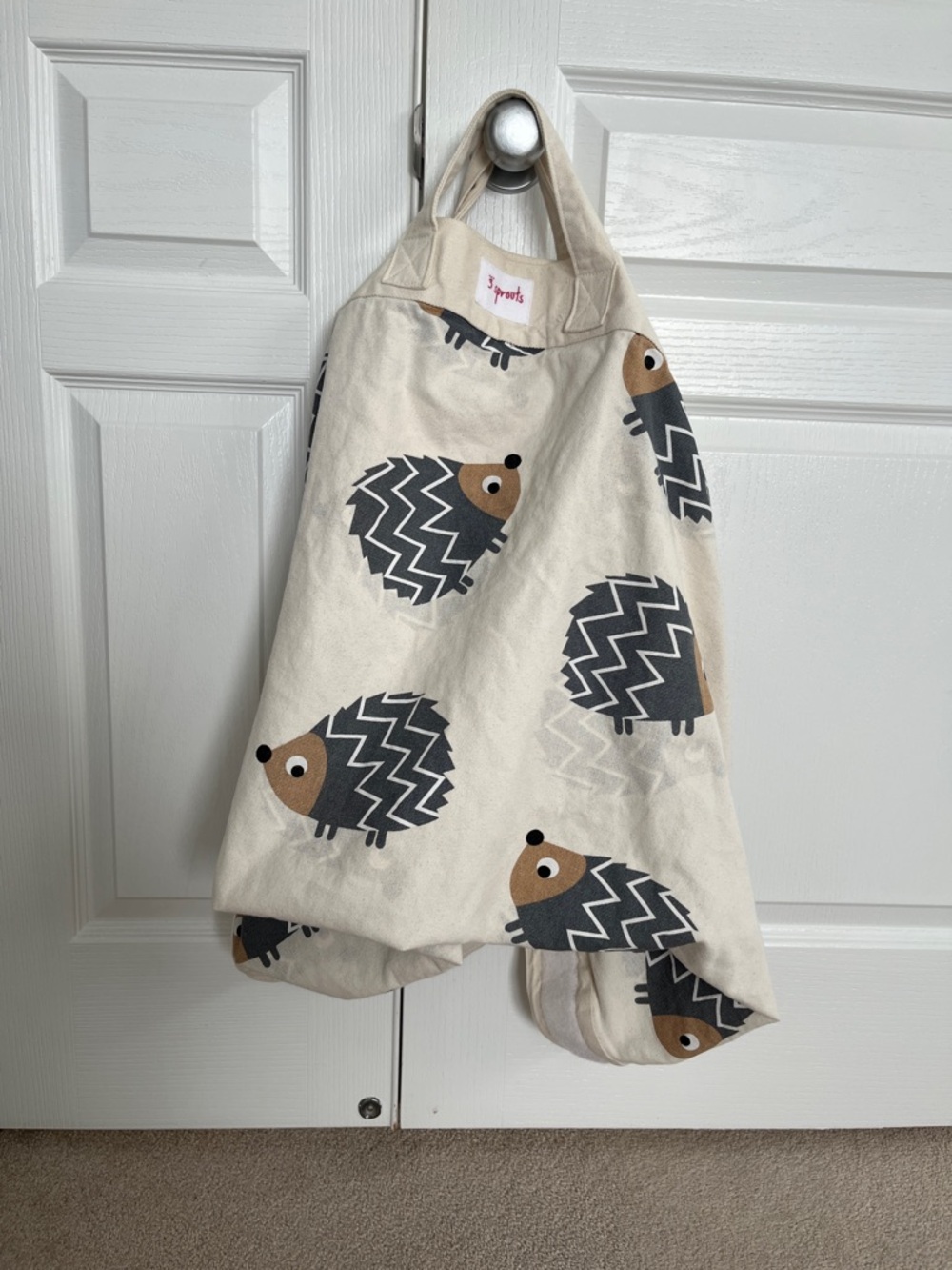 3 Sprouts Hedgehog Convertible Toy Storage Bag and Portable Play Mat